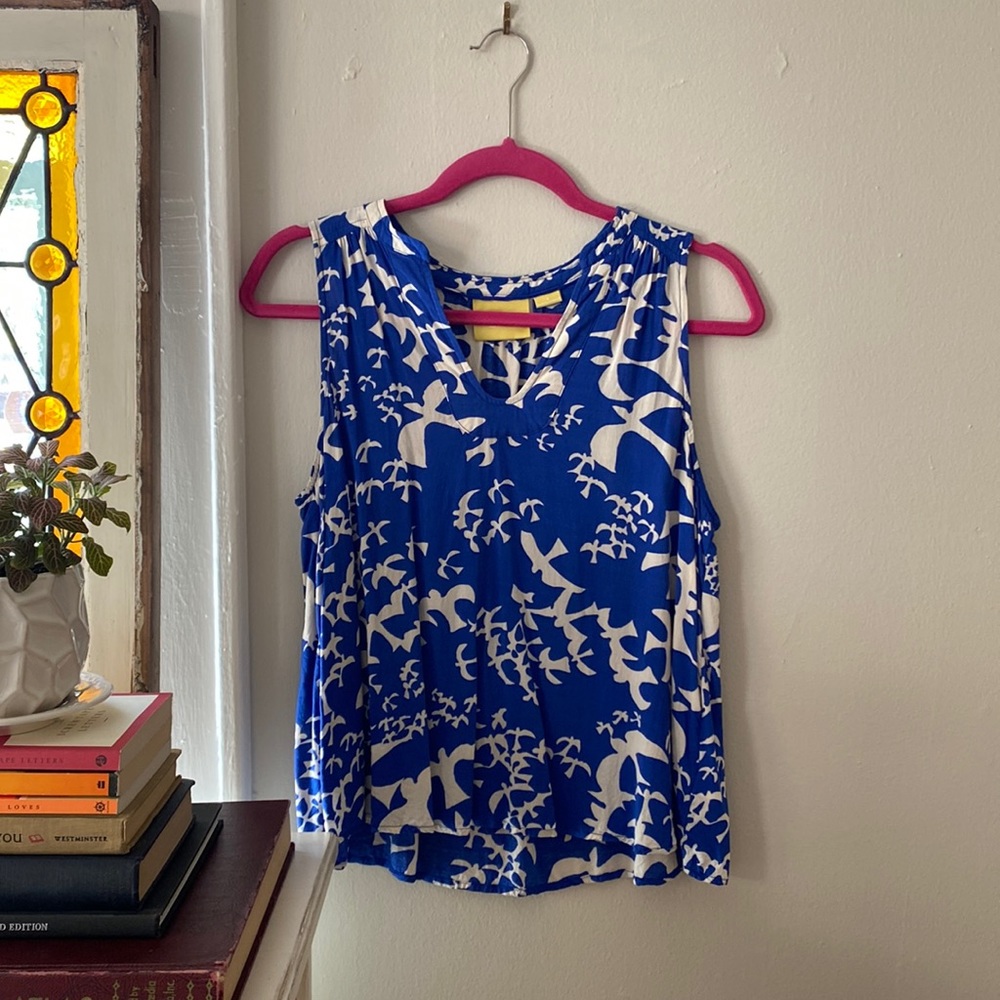 maeve sleeveless floaty bird tank top!